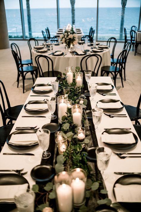 Reception details from modern black and white wedding in La Jolla, California at the Museum of Modern Art
.
.
.
Photo: Walking Eagle Photography |
Floral: Posies Floral Co. |
Rental: Bright Event Rentals Black And White Eucalyptus Wedding, Olive Black And White Wedding, Black Tie Wedding Decor Receptions, Olive And Black Wedding, Black And White Wedding With Greenery, Black And Eucalyptus Wedding, White Black And Green Wedding, Black White And Greenery Wedding, Green Red Wedding