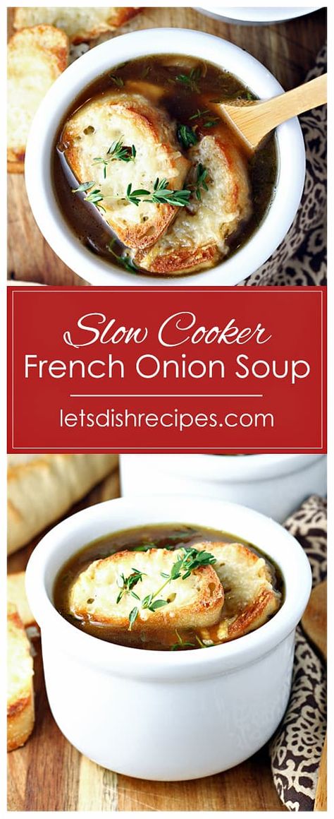 Easy Slow Cooker French Onion Soup, Slow Cooker French Onion Soup Crockpot, Easy French Onion Soup Recipe Slow Cooker, French Onion Soup In Crockpot, Onion Soup Crockpot Easy, Serious Eats French Onion Soup, French Onion Slow Cooker, Crockpot Onion Soup Slow Cooker, Crockpot French Onion Soup Slow Cooker