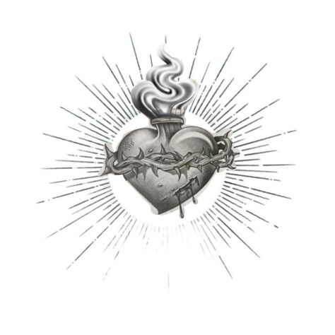 Jesus Heart Tattoo, Sacred Heart Tattoos, Capricorn Tattoo, Tattoo Pictures, Manga Tattoo, Forarm Tattoos, Chicano Drawings, Half Sleeve Tattoos For Guys, Chest Piece Tattoos