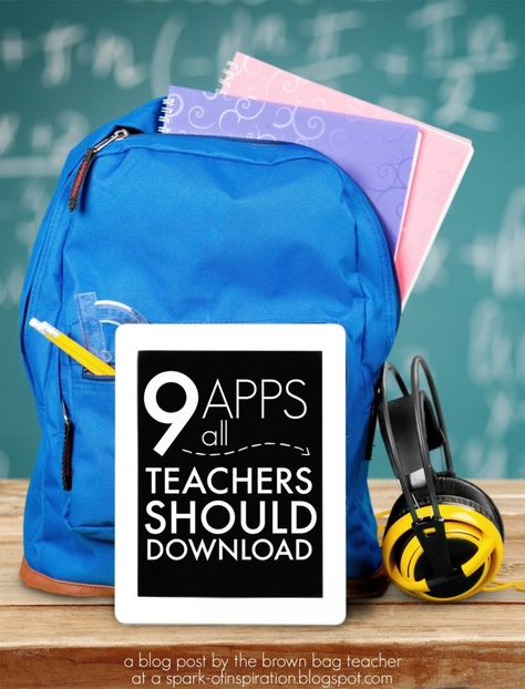 Best Apps For Teachers, Teacher Apps, Apps For Teachers, Teacher Tech, Teaching Technology, School Technology, Tech School, Classroom Technology, Educational Apps