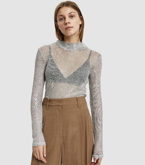 Eckhaus Latta Shrunken Mesh Turtleneck Fall Outfits Flannel, Plaid Outfits Fall, Layering Outfits Fall, Hipster Outfits Fall, Layered Outfit, Fall Outfits 2018, Mesh Turtleneck, Outfits Lazy, Eckhaus Latta