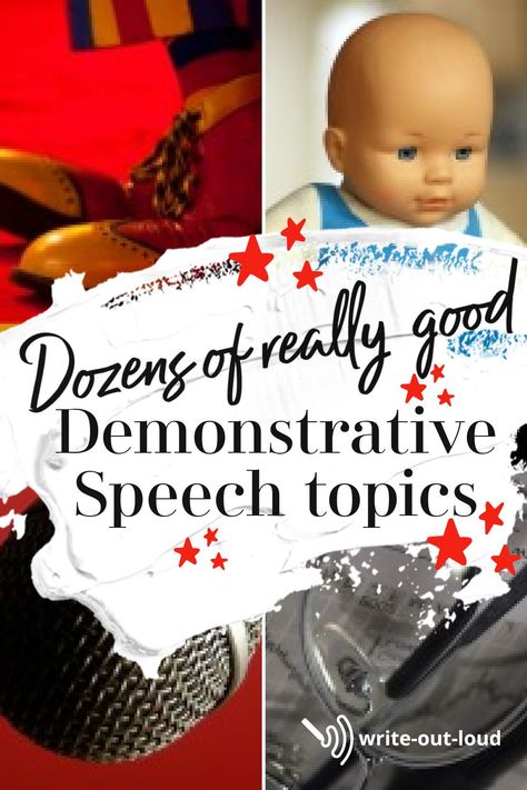 Help to choose the best 'how to' or demonstration speech topic for yourself and your audience. Loads of topic suggestions and links to guidelines for preparing an excellent speech. Easy Demonstration Speech Ideas, Demonstration Speech Ideas, Speech Topics Ideas, Speech Topics For Kids, Demonstration Speech, Informative Speech Topics, Speech Topics, Increase Vocabulary, Public Speaking Tips