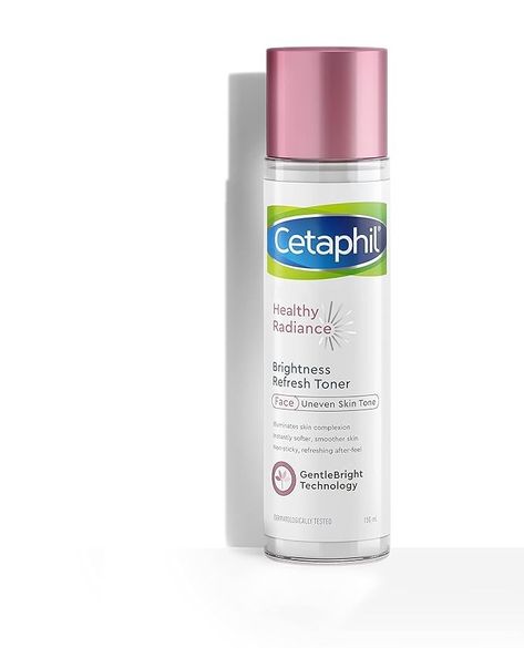 Cetaphil Healthy Radiance Brightness Refresh Toner with Niacinamide 150ml, Face Toner Against Hyperpigmentation with Niacinamide, Vegan Friendly Cetaphil Toner, Toner For Oily Skin, Health Routine, Skin Complexion, Health Skin Care, Toner For Face, Facial Toner, Smoother Skin, Uneven Skin Tone