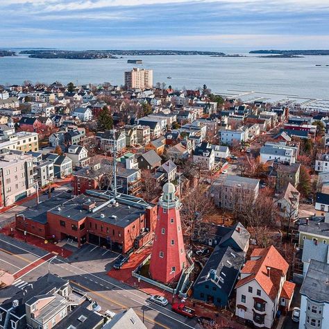 Visit Maine on Instagram: “Pretty Portland from Munjoy Hill. 😍 #MaineThing 📸: @drew_410” Maine Nature, Moving To Maine, Maine Living, Visit Maine, Maine Usa, Old Port, Portland Maine, January 20, Gorgeous View