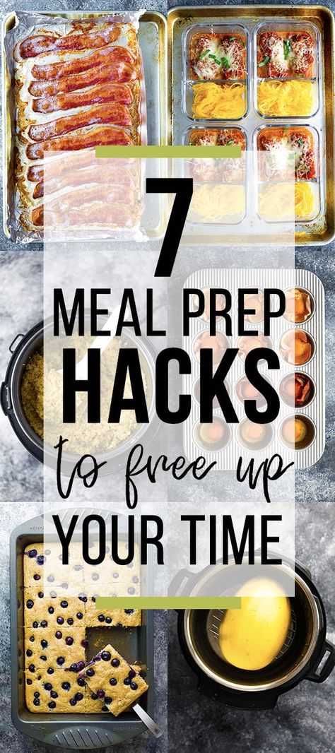 Maximize your efficiency on Meal Prep Sunday with these 7 meal prep hacks! via @sweetpeasaffron Budha Bowl, Meal Prep Hacks, Meal Prep Sunday, Family Meal Prep, Meal Prep For Beginners, Food Cards, Meal Prep Plans, Sunday Meal Prep, Meal Prep Containers