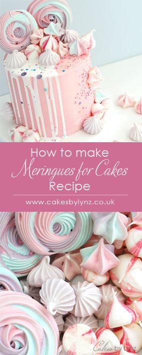 How to make Meringues to decorate your cakes! – Cakes by Lynz Meringue Kisses Cake, Birthday Cake With Meringue Decoration, Merangue Cake Decoration Birthday, Meringue Cookies Cake Decoration, Meringue Cake Decoration Ideas, Meringue Topped Cake, Meringue Kisses Cake Decoration, Meringue Icing Recipe, Meringue Decoration Ideas