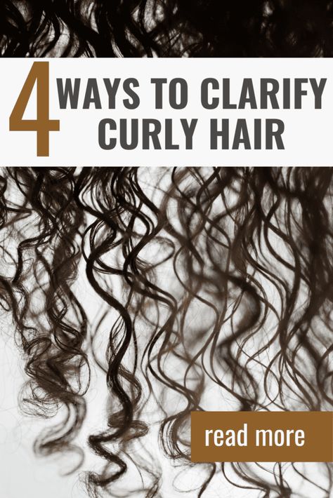 how to clarify curly hair How To Clarify Curly Hair, How To Clarify Your Hair, Product Build Up In Hair, Hair Dyi, Make Hair Curly, Curly Hair Dos, Hair Buildup, Clarify Hair, Curly Head