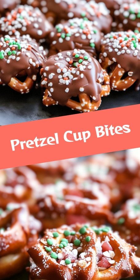 Peanut Butter Cup Pretzel Bites: Sweet & Salty Perfection Indulge in the ultimate snack combo with these Peanut Butter Cup Pretzel Bites. Quick to make and absolutely delicious, they blend creamy peanut butter cups with crunchy pretzels for a tantalizing treat. Perfect for any gathering! #SnackTime #DeliciousBites Peanut Butter Cup Pretzels, Christmas Pretzel Bites, Pretzel Dessert, Christmas Pretzels, Pretzels Recipe, Cookie Exchange, Peanut Butter Cups, Creamy Peanut Butter, Snack Time