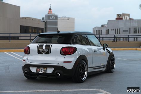 Stylish Mini Paceman Gets Some Custom Touches and Beautiful Rotiform Rims Mini Paceman Custom, Mini Cooper Paceman Custom, New Mini Countryman, Rover Mini Cooper, Mini Cooper Custom, Mini Cooper Paceman, Mini Paceman, Mini Cooper Classic, Mini Copper