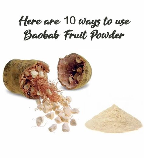 Homemade Protein Powder, Homemade Fruit Popsicles, Baobab Fruit, Baobab Powder, Energy Bars Recipe, Fruit Powder, Breakfast Porridge, Fruit Health Benefits, Fruit Popsicles