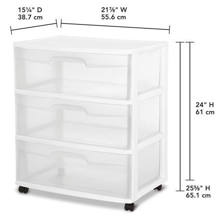 Assembled Product Dimensions (L x W x H) 15.25 x 21.88 x 24.00 Inches Lego Studio, Supply Organization, Drawer Cart, Plastic Storage Drawers, Stationary Storage, 3 Drawer Storage, Rolling Storage, 3 Drawer Chest, Plastic Drawers