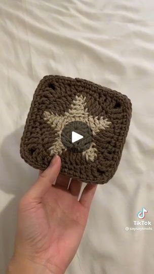 1.2K views · 18 reactions | How to crochet star granny squares | Everything Crochet | Everything Crochet · Original audio How To Crochet Star Granny Square, How To Crochet A Star Granny Square, Crochet Star Granny Square, Star Granny Square, Crocheted Stitches, Crochet Star, Crochet Stitches Video, Crochet Stars, Granny Squares