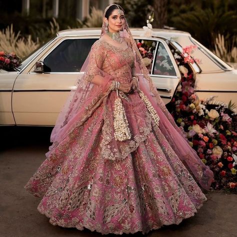 Rimple Harpreet Lehenga, Bridal Lehenga Collection Latest Bridal Lehenga Collection, Pink Mehndi Dress For Bride, Pink Dulhan Lehnga, Pastel Pink Lehenga Bridal, Pink Lengha Bridal, Pastel Lehenga Wedding, Rani Pink Bridal Lehenga, Shadi Lehenga