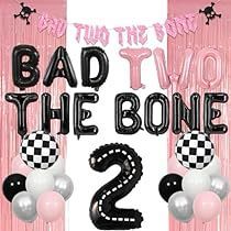 Bad To The Bone Birthday Party Girl, Two Cool Birthday Party Girl, Bad Two The Bone Birthday Party Girl, Music Themed Birthday, Bad Two The Bone, Emma Claire, Mj Bad, Rock And Roll Music, 2nd Birthday Outfit