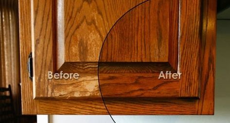 Before And After Cabinet Restoration Homemsprealestateblog Restore Kitchen Cabinets, Kitchen Cabinets Wood, Cabinet Restoration, Stained Kitchen Cabinets, Beautiful Kitchen Cabinets, Refacing Kitchen Cabinets, Cabinet Paint Colors, Cabinet Refacing, Bob Vila