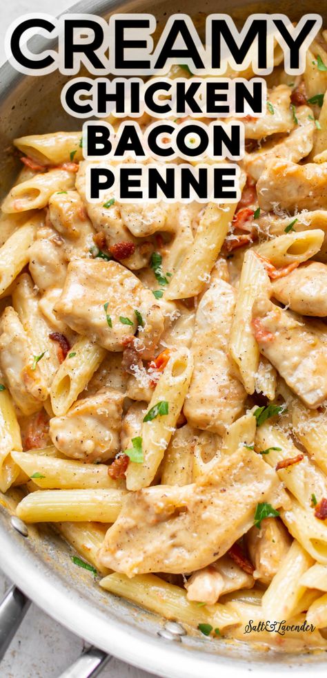 Chicken And White Sauce Pasta, Chicken Tomato Alfredo Pasta, Chicken Leg Pasta Recipes, Chicken Thigh Pasta Recipes Easy, Low Sodium Chicken Pasta Recipes, Chicken With Penne Pasta Recipes, Chicken Penne Pasta Recipes Crockpot, Creamy Chicken Tomato Pasta, Chicken Pasta With White Sauce