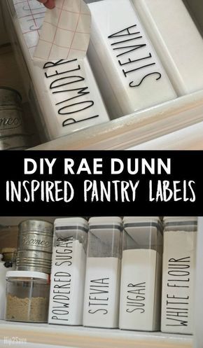 Farmhouse Style Pantry, Organized Pantry, Kitchen Labels, Kitchen Design Diy, Window Shelves, Style Pantry, Pantry Labels, Baby Shower Decor, Farmhouse Style Kitchen