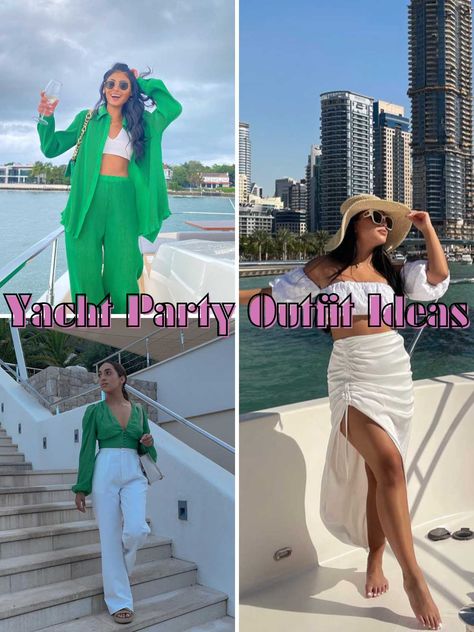 21 Epic Yacht Party Outfit Ideas + Tips - ljanestyle White Yacht Party Outfit, Birthday Yacht Party Outfit, Outfit For Yacht Party, Yacht Outfit Women Classy Party, Winter Yacht Outfit, Dress To Wear On A Yacht, Yacht Party Outfit Winter, Evening Yacht Party Outfit, Boat Party Outfit Summer Yachts Night