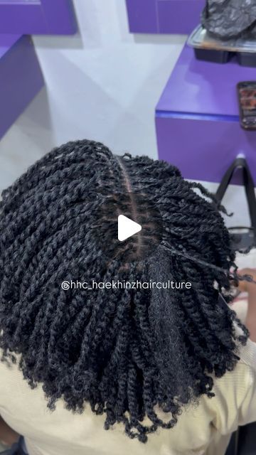 Twist Without Extensions, Mini Twists Natural Hair With Extensions, Mini Twists On Natural Hair, Twists On Natural Hair, Mini Twists Natural Hair, Natural Hair Salon, Natural Hair Salons, Natural Hair Twists, Mini Twists