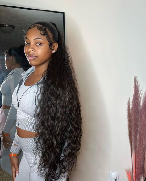 Cute Ponytail Hairstyles, Track Hairstyles, Weave Ponytail Hairstyles, Sleek Ponytail Hairstyles, Quick Weave Hairstyles, Box Braids Hairstyles For Black Women, Curly Ponytail, Cute Box Braids Hairstyles, Quick Braided Hairstyles