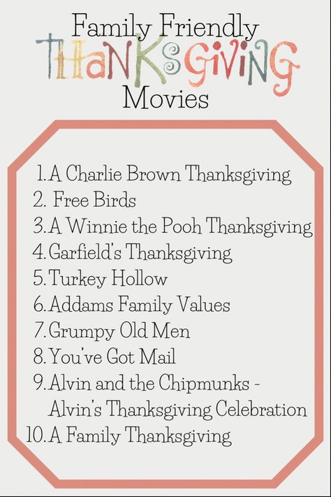 Thanksgiving Shows For Kids, Things To Do On Thanksgiving With Family, Family Friendly Fall Movies, Thanksgiving Movies List, Thanksgiving Family Traditions, Movies For November, November Traditions For Kids, Thanksgiving Movies, Thanksgiving Movies Families