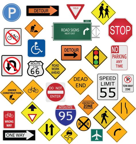 Driving Signs, Funny Road Signs, Center Rotations, Drivers Ed, Road Pictures, Traffic Signs, Driving School, New Drivers, Icon Collection