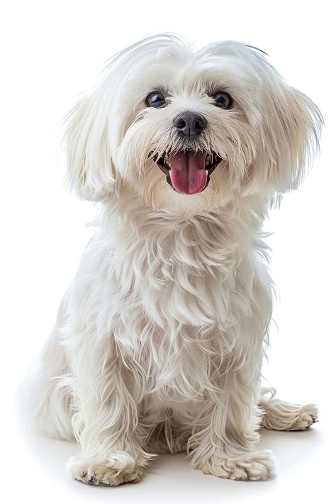 Adorable white fluffy dog smiling | free image by rawpixel.com / Tanat Chittirungsan Dogs Maltese, White Fluffy Dog, Dog Smiling, Fluffy Dog, Dog Sketch, Maltese Dog, Animals Amazing, Cute Dog Pictures, Maltese Dogs