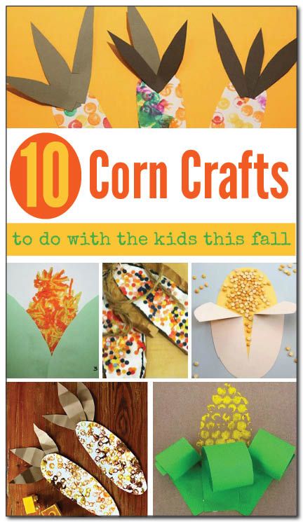 10 simple corn crafts to do with the kids this fall. Great corn craft ideas for Thanksgiving or anytime at all! Toddlers, preschoolers, kindergarteners and even older kids will all enjoy these fun corn crafts. || Gift of Curiosity Crafts With Corn Kernels, Fall Corn Craft, Corn Projects For Preschool, Harvest Corn Craft, Corn Activity Preschool, Corn Prek Activities, Corn Activities For Preschool, Corn Preschool Activities, Activities With Corn