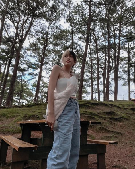 Camp John Hay Baguio City Baguio Outfit Ideas Philippines, Baguio Outfit Ideas, Baguio Aesthetic, Outfit Ideas Philippines, Camp John Hay Baguio, Outfit For A Picnic, Baguio Outfit, Camp John Hay, Baguio City