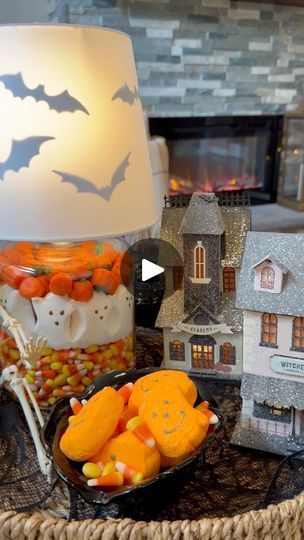 31K views · 782 reactions | Halloween Lamp DIY 🎃🖤 #halloweenvibes #Halloween #pumpkinseason #halloweendecor | The Magnolia Mercantile | The Magnolia Mercantile · Original audio Halloween Lamp Diy, Candy Lamp, Magnolia Mercantile, Haloween Decor, Halloween Lamp, Craft Hacks, Halloween Lamps, Fall Wood Crafts, Lamp Diy