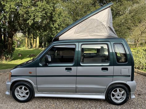 1999 Suzuki Wagon R+ GL Micro Camper Day Van 1 Berth 3.4m Lengt Suzuki Omni, Oil Service, Suzuki Wagon R, Kei Car, Wagon R, Micro Camper, Tiny Camper, Day Van, Cafe Racer Bikes