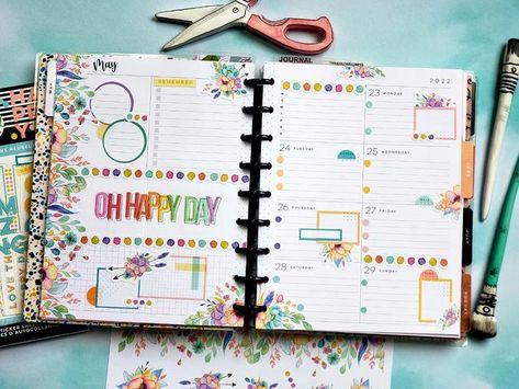 Live Love Posh, Happy Planner Dashboard, Dashboard Layout, Disney Planner, Planner Doodles, Happy Planners, Colorful Planner, Planner Spreads, Happy Planner Layout