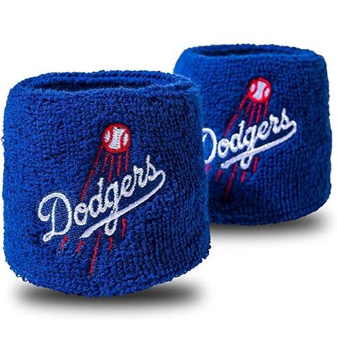 Dodgers MLB Team Licensed Baseball Wristbands - MLB Team Logo Sweat Wristbands Great for Costumes Uniforms Mlb Team Logos, Mlb Logo, Mlb Logos, Batting Gloves, Mlb Teams, Jersey Pants, Go Blue, Cloth Material, Self Service