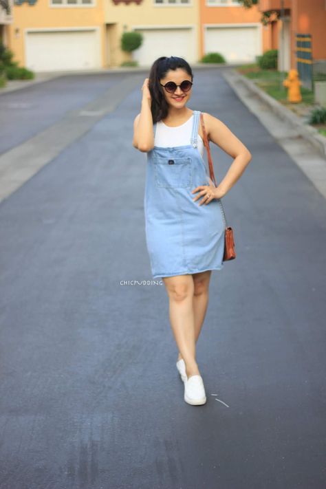 Dungree Styles Dress, Dungaree Dress Outfit, Dungree Styles, Summer In California, Projects For Women, Denim Dungaree Dress, Comfort Clothing, Digital Marketing Institute, Learn Digital Marketing