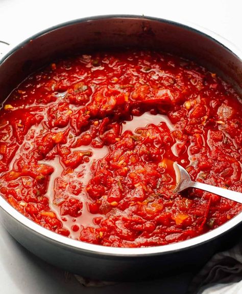 You don't have to peel your stewed tomatoes! This recipe is the best method. Stewed Tomatoes Recipe, Stewed Tomato Recipes, Heartbeet Kitchen, Winter Vegetarian Recipes, Breakfast Sides Dishes, Breakfast Sides, Crockpot Stew, Tomatoes Recipe, Tomato Season