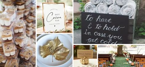 Fall is a great time of year to get married. Here are 10 fall wedding decor ideas you may want to use on your big day. Fall Wedding Decor Ideas, Fall Wedding Decor, Fall Wedding Decorations, Cocoa Bar, Wedding Decor Ideas, 80th Birthday, Fall Wedding, Got Married, Getting Married