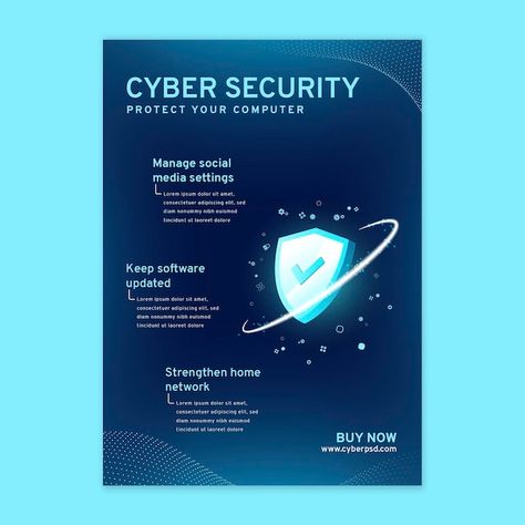 Cyber security  vertical flyer | Free Vector #Freepik #freevector #security-flyer #safeguard #security-lock #cyber-security Lock Graphic Design, Cybersecurity Poster, Disney Desktop Wallpaper, Standing Banner Design, Webinar Design, Technology Posters, Graphic Shapes Design, Powerpoint Slide Designs, Flyer Free