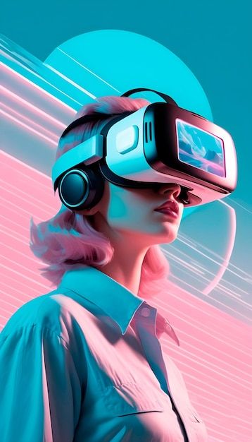 South Florida Fair, Futuristic Landscape, Aesthetic Illustration, Virtual Reality Headset, Vr Headset, Neon Lights, Vintage Aesthetic, South Florida, Neon Lighting