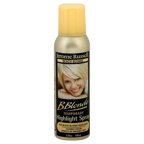 jerome russell B Blonde Temporary Highlight Spray, Beach Blonde, 3.5 Ounce *** This is an Amazon Affiliate link. You can get additional details at the image link. Blonde Color Hair, Chemically Damaged Hair, Temporary Hair Color Spray, Natural Looking Highlights, Hair Color Images, Hair Color Spray, Beach Blonde, Dyed Blonde Hair, Natural Blonde