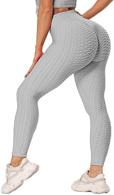 Amazon Leggings Amazon Leggings, Tiktok Leggings, Textures Fashion, Estilo Fitness, Textured Leggings, Legging Fits, High Waist Yoga Pants, Running Tights, Gym Leggings