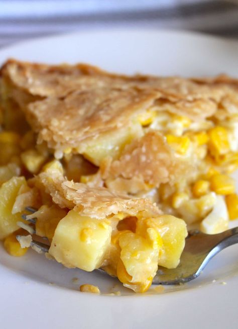 Amish Corn Pie | 12 Tomatoes Amish Corn Pie, Tomato Corn Pie, Corn Pie Recipe, Tomato And Corn Pie Smitten Kitchen, Smitten Kitchen Tomato Corn Pie, Corn Pie, Shoepeg Corn Casserole 12 Tomatoes, Creamy Corn, Dutch Recipes