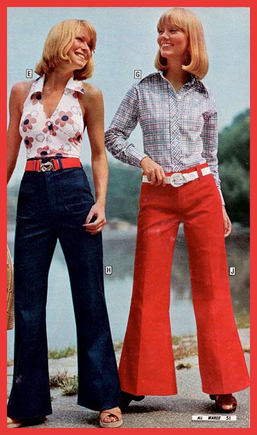 Looking cool. Montgomery Ward 1975 catalog. 1970s Halter Tops, 1970s Fashion Catalog, 1975 Fashion Women, 70s Fashion Catalog, 80’s Fashion Women, 70s Belts, 70’s Fashion Women, 70s Tops Women, 1970s Womens Fashion