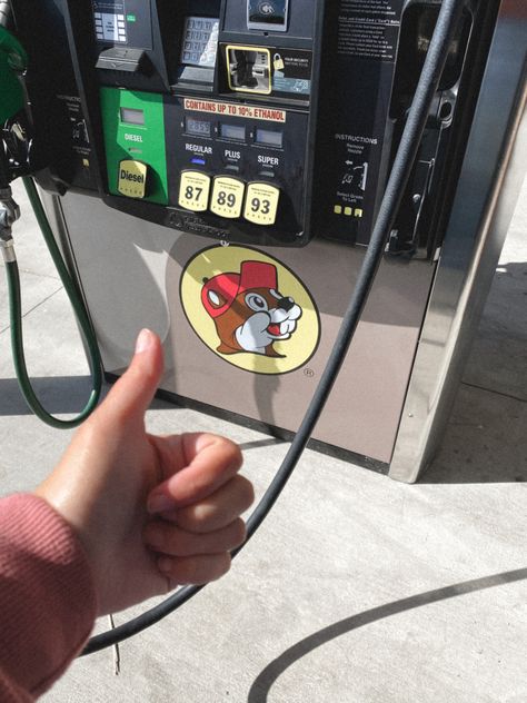 Road Trip Gas Station, Gas Station Snapchat, Bucees Texas Aesthetic, Buccees Gas Station, Car At Gas Station, Bucees Texas, Gas Station Design, Gas Station Photoshoot, Texas Aesthetic