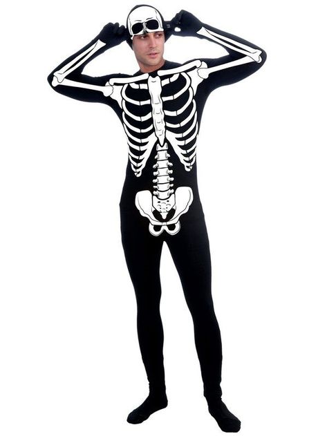 mens skeleton costume - Yahoo Image Search Results Mens Skeleton Costume, Suit Costume, Skeleton Costume, Scary Costumes, Skeleton Print, Black Silhouette, Black Mask, Black And White Design, Mens Costumes