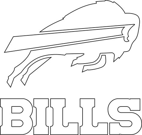 Buffalo Bills Embroidery, Buffalo Bills Zubaz, Bills Logo Design, Buffalo Bills Signs Diy, Buffalo Bills Tattoo For Women, Buffalo Bills Pumpkin Carving, Buffalo Bills Pumpkin, Buffalo Bills Logo Printable, Buffalo Bills Drawing