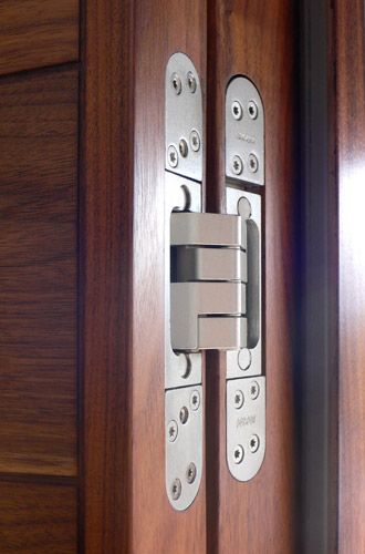 Concealed flush door hinges Arbaz Khan, Concealed Door Hinges, Front Doors Uk, Hidden Door Bookcase, Hidden Door Hinges, Flush Door Design, Invisible Doors, Flush Door, Contemporary Front Doors