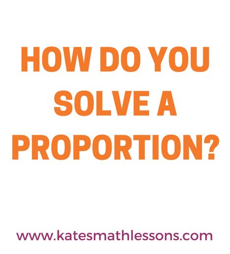 Need help solving proportions? Check out this free lesson to learn how to cross-multiply to solve proportions in algebra. There's a printable study guide and a practice quiz with instant feedback! Ratio And Proportion Tricks, Inverse Proportion Math, Constant Of Proportionality Anchor Chart, Pre Algebra Help, Solving Proportions, Educational Tips, Medical Words, Reflux Diet, Algebra 1