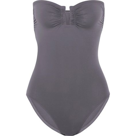 Eres Les Essentiels Cassiopee bandeau swimsuit ($405) ❤ liked on Polyvore featuring swimwear, one-piece swimsuits, dark gray, 1 piece swimsuit, bandeau swim suit, eres swimsuit, one-piece swimwear and one piece swimsuit Eres Swimsuit, One Piece Bathing Suits, Bandeau Swimsuit, 1 Piece Swimsuit, Swimming Costume, Swim Suits, Swim Suit, One Piece Swimwear, One Piece Swimsuit