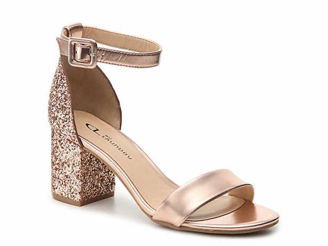 Jody Sandal Gold Heels Prom, Toms Shoes Outfits, Heel Sandals Outfit, Rose Gold Shoes, Homecoming Shoes, Wedding Shoes Comfortable, Prom Heels, Bridesmaid Shoes