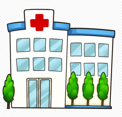 Hospital Cartoon, Children Hospital, Clip Art Library, Clip Art Pictures, Free Clipart Images, Medical Symbols, Community Helpers, Best Hospitals, Book Drawing